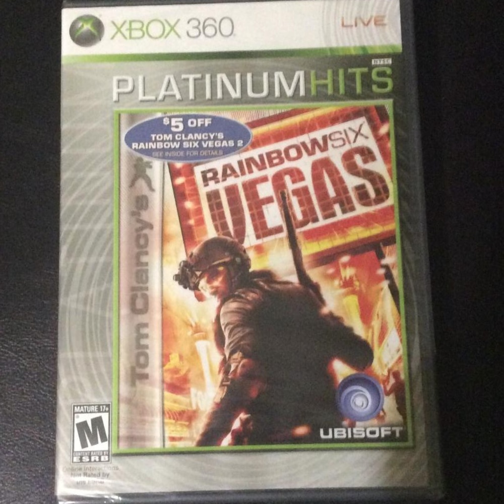 Tom Clancy Rainbow Six Vegas for Xbox 360 Unopened